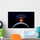 Flying Saucer above Its Wall Decal