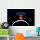 Flying Saucer above Its Wall Decal