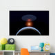 Flying Saucer above Its Wall Decal