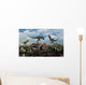 Pack Nanotyrannus Dinosaurs Attacking Wall Decal