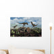 Pack Nanotyrannus Dinosaurs Attacking Wall Decal