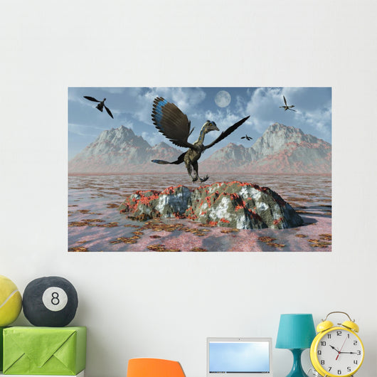 Archaeopteryx Landing Rock during Wall Decal
