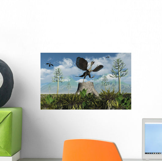 Archaeopteryx Takes Flight from Wall Decal