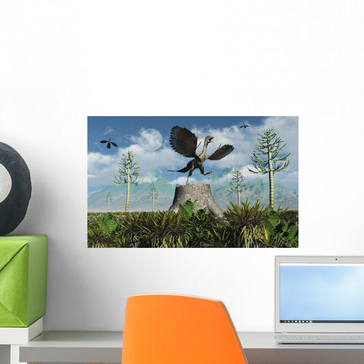 Archaeopteryx Takes Flight from Wall Decal