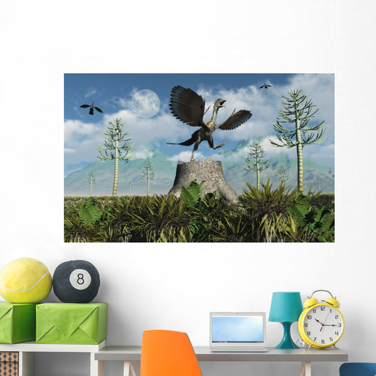 Archaeopteryx Takes Flight from Wall Decal