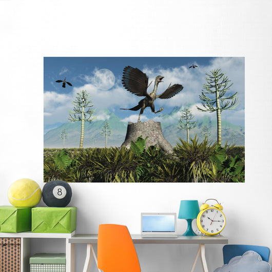 Archaeopteryx Takes Flight from Wall Decal