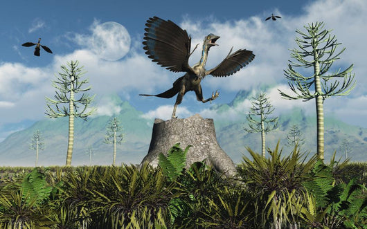 Archaeopteryx Takes Flight from Wall Decal