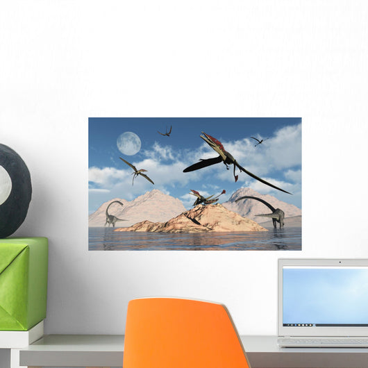 Eudimorphodons from Triassic Period Wall Decal