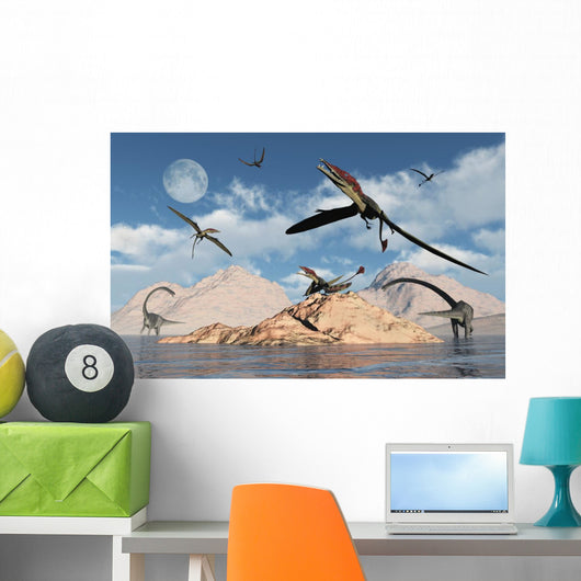 Eudimorphodons from Triassic Period Wall Decal