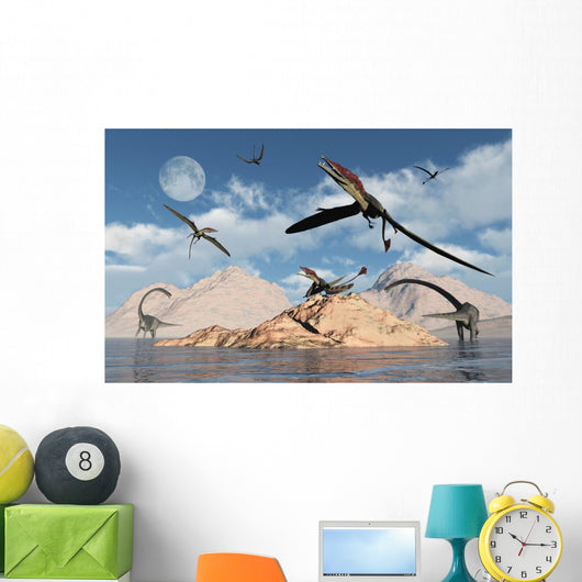 Eudimorphodons from Triassic Period Wall Decal