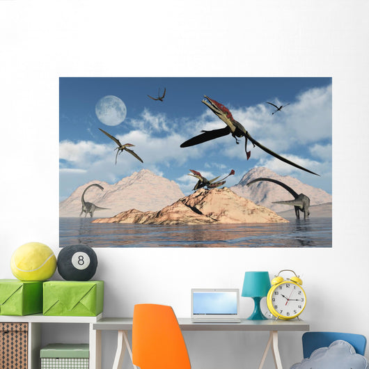 Eudimorphodons from Triassic Period Wall Decal
