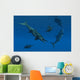 Stenopterygius Ichthyosaurs Swimming Underwater Wall Decal