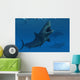 Giant Megalodon Shark Close-up Wall Decal