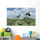 Juravenators Chasing Archaeopteryx Wall Decal