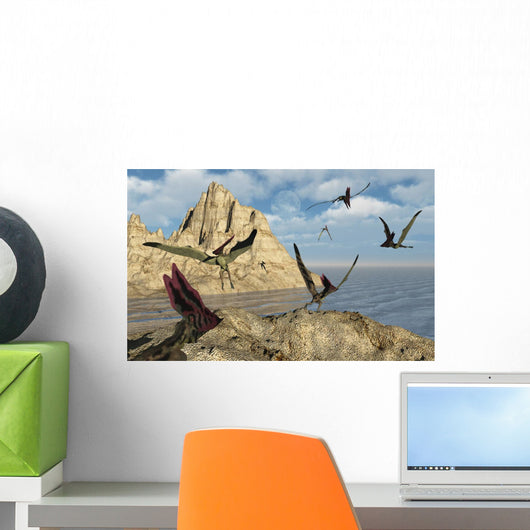 Group Thalassodromeus Pterosaurs Wall Decal