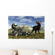 Smilodon Saber-toothed Cat Discovers Wall Decal