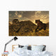 Smilodon Saber-toothed Cat Discovers Evening Wall Decal