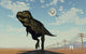 Tyrannosaurus Rex Walking Route Wall Decal