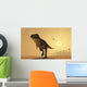 Tyrannosaurus Rex Walking Route Evening Wall Decal