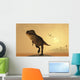 Tyrannosaurus Rex Walking Route Evening Wall Decal