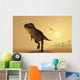 Tyrannosaurus Rex Walking Route Evening Wall Decal