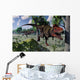 Pair Tarbosaurus Dinosaurs Hunting Wall Decal