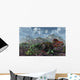 Lone Tarbosaurus Lying Ground Wall Decal