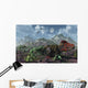 Lone Tarbosaurus Lying Ground Wall Decal