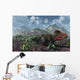 Lone Tarbosaurus Lying Ground Wall Decal