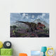 Tarbosaurus Dinosaurs Hunting for Wall Decal