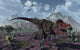 Tarbosaurus Dinosaurs Hunting for Wall Decal