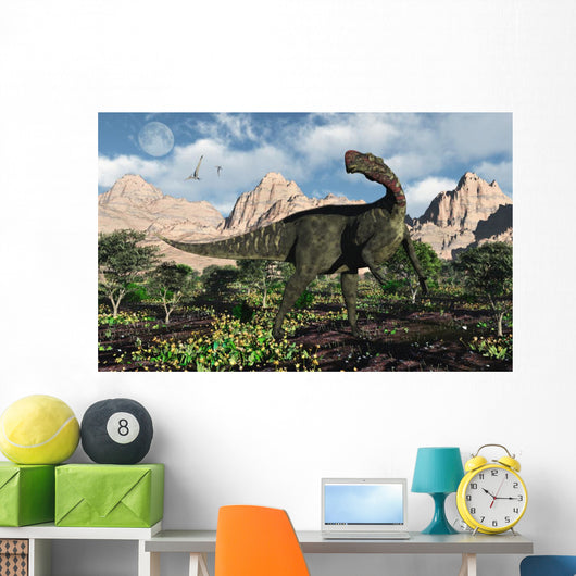 Altirhinus Dinosaur Cretaceous Environment Wall Decal