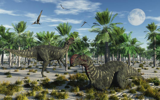 Pair Altirhinus Dinosaurs Wall Decal