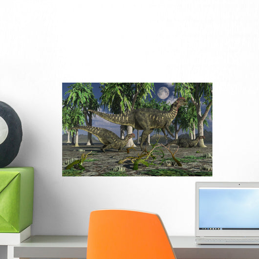 Group Altirhinus Dinosaurs Wall Decal