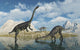 Family Massospondylus Watering Hole Wall Decal