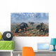 Herd Pachyrhinosaurus Dinosaurs Desert Wall Decal