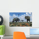Herd Pachyrhinosaurus Dinosaurs Wall Decal