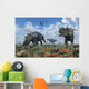 Herd Pachyrhinosaurus Dinosaurs Wall Decal