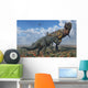Pachyrhinosaurus Confronting Carnotaurus Desert Wall Decal