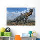 Pachyrhinosaurus Confronting Carnotaurus Desert Wall Decal