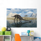 Pair Massospondylus Watering Hole Wall Decal