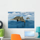 Ichthyosaurs Jumping out Water Wall Decal