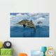 Ichthyosaurs Jumping out Water Wall Decal