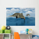 Ichthyosaurs Jumping out Water Wall Decal