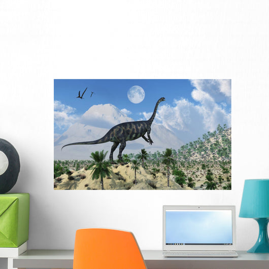 Massospondylus Dinosaur Day Wall Decal