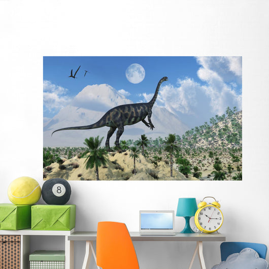 Massospondylus Dinosaur Day Wall Decal