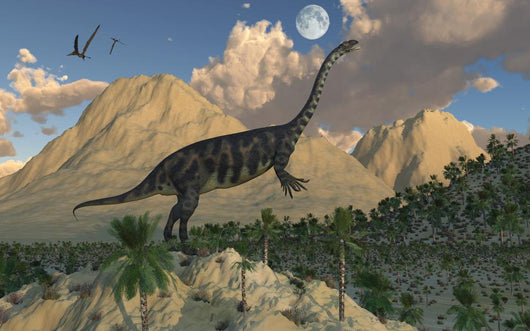Massospondylus Dinosaur Evening Wall Decal