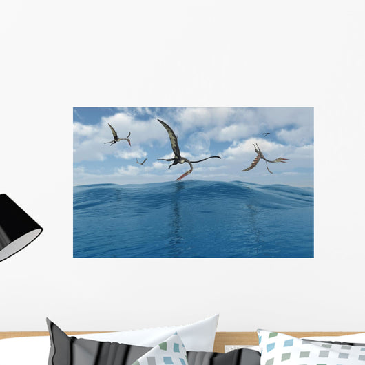 Flock Quetzalcoatlus Fishing Wall Decal