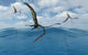 Flock Quetzalcoatlus Fishing Close-up Wall Decal