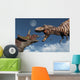 Tyrannosaurus Rex Confronting Triceratops Wall Decal